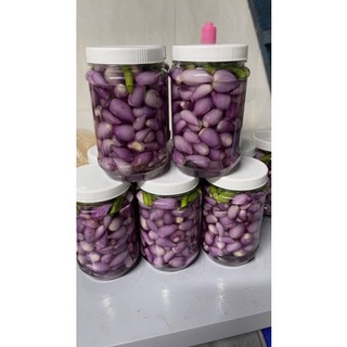 Hành tím lý Sơn muối chua ngọt nhà làm hủ 500g