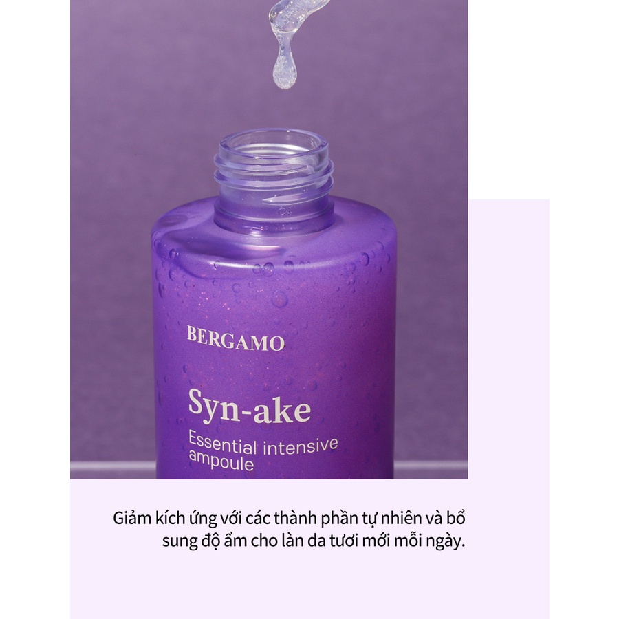 Tinh chất dưỡng Ampoule BERGAMO Synake Essential Insentive 150ml