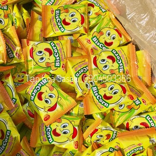 Thùng Bánh Quy Bắp Mỹ BisCorn Giòn, Phủ Đường Minh Phát 3.8kg