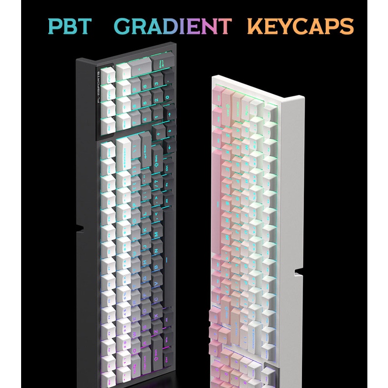 【Blue Sky】Gradient keycaps font backlight gradient keycap PBT wear-resistant cherry Profile