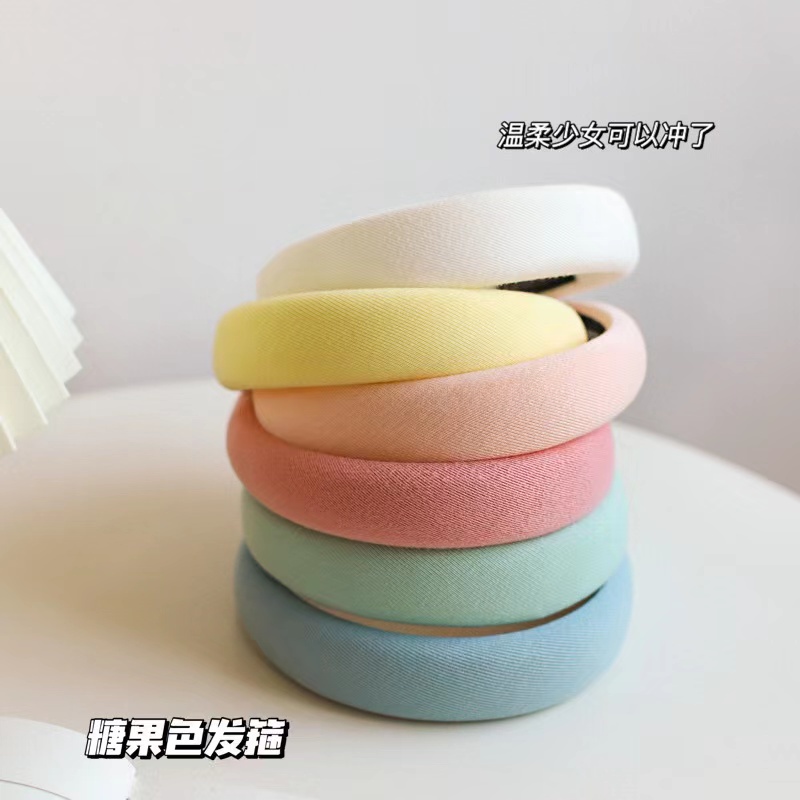 Băng Đô Cài Tóc Hàn Quốc Màu Macaron Phụ Kiện Thời Trang Cho Nữ AB105