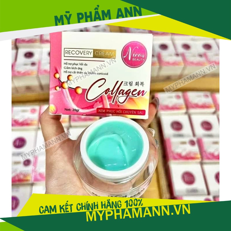 Kem Face Phục Hồi Collagen Nicos Thanh Nhi Chính Hãng