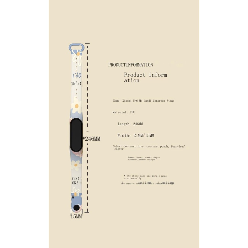 Dây Đeo Thay Thế Chất Liệu Silicon Màu Trơn Cho Xiaomi Mi Band 7 6 5 4 3 Miband 7 6 5