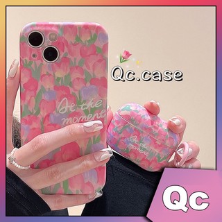 Ốp Điện Thoại Họa Tiết Hoa tulip Cho iPhone case&AirPods case iPhone 14 pro max case iPhone 14 case iPhone 13 pro max case iPhone 13 case iPhone 12 pro max case iPhone 12 case iPhone 11 pro max case iPhone 11 case AirPods 2 case AirPods pro case AirPod 2