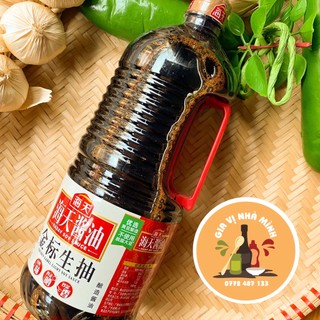 Nước tương nhãn đỏ hải thiên - bình 1lít9