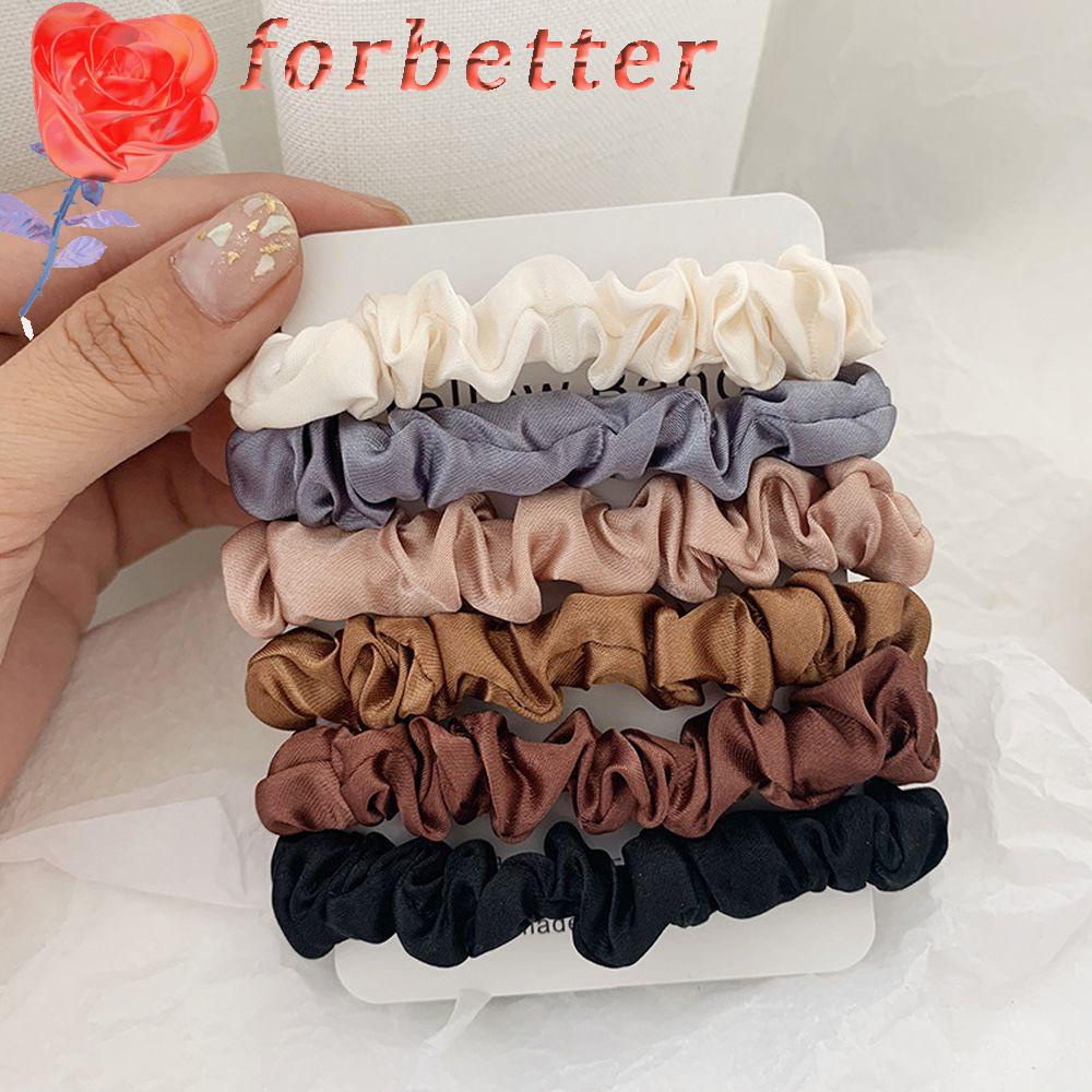 Forbetter Rubber Band Ponytail Holder Cloth Elastic Hair Ties