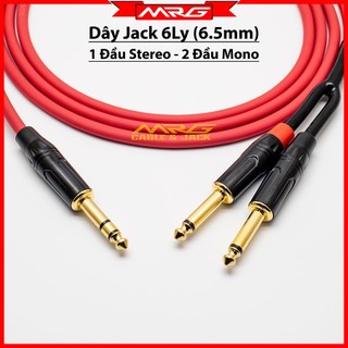 Dây 6 Ly Stereo Ra 2 Đầu 6 Ly Mono, dài 1met 3met 5met 10met