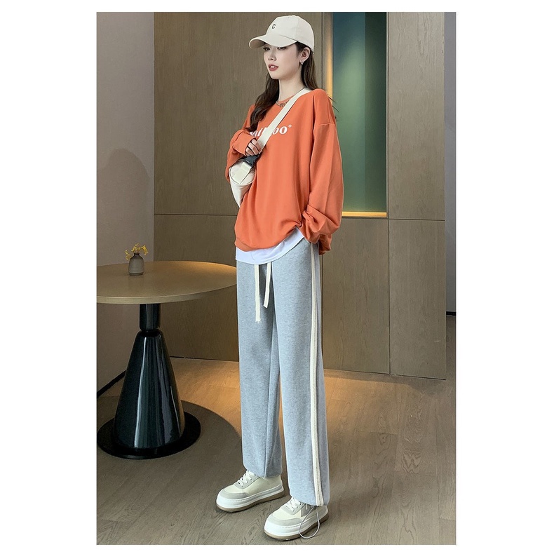 Quần Legging Nữ Ống Rộng Bằng Vải Lông Mới