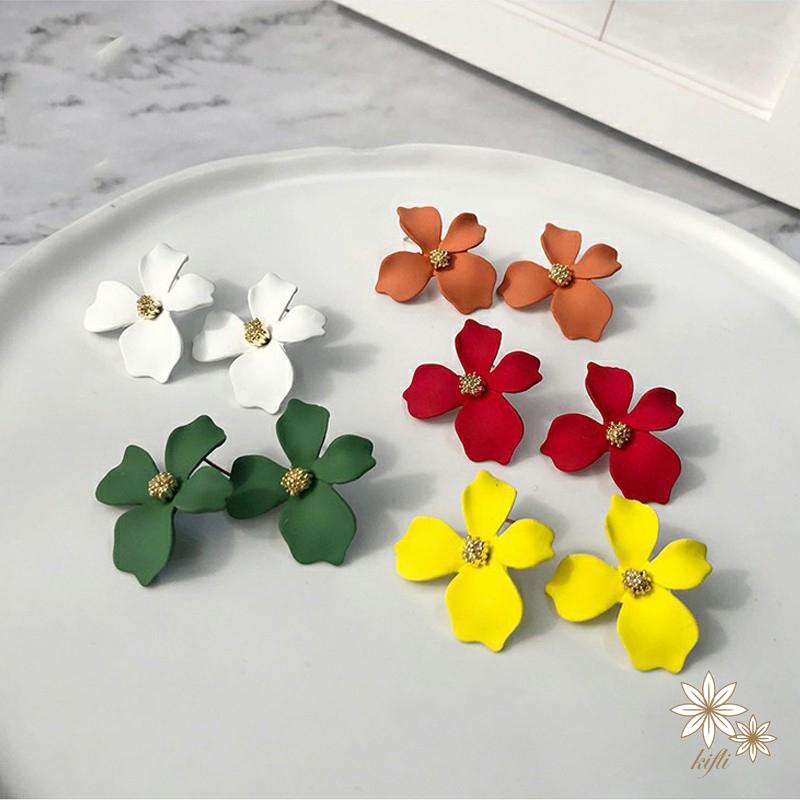 Bông Tai Đinh Tán Đa Năng Hình Hoa Thanh Lịch Cá Tính