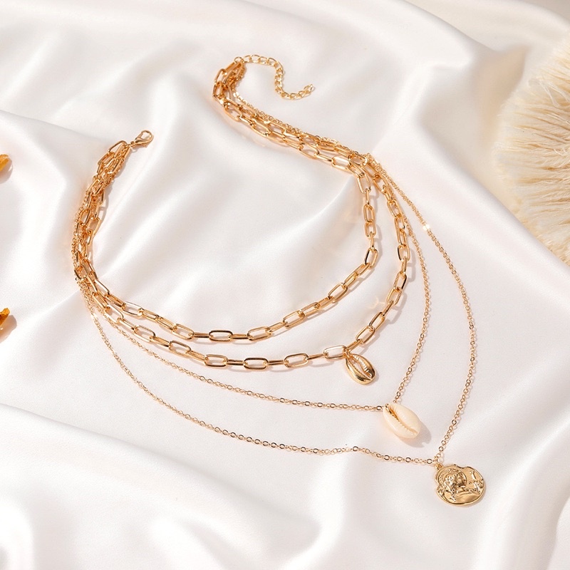 Set 4 vòng cổ hình ốc phong cách âu mỹ - Khanturban.vn
