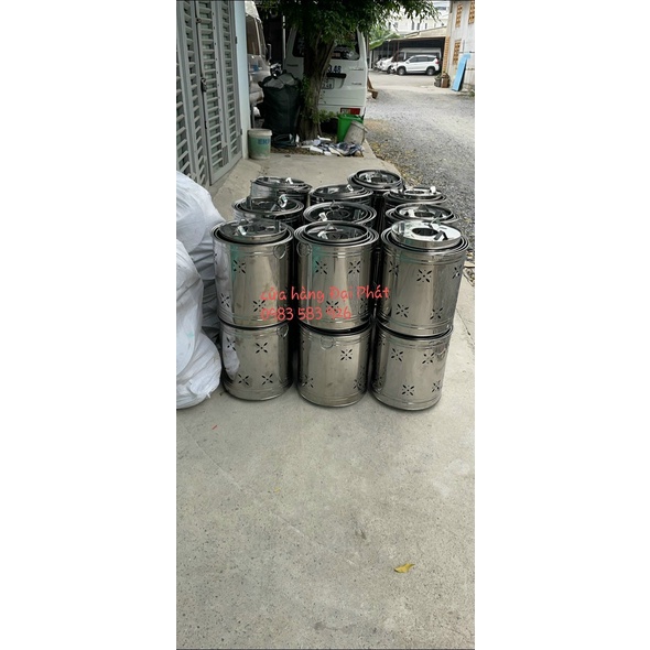 Lò đốt giấy vàng mã Inox