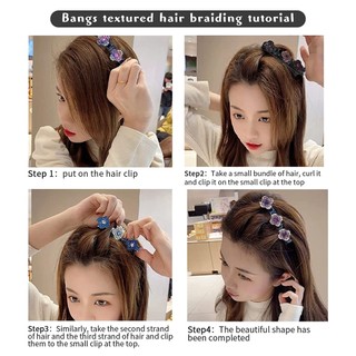 Kẹp Tóc Hoa Đính Đá Pha Lê Lấp Lánh Thời Trang Cho Nữ