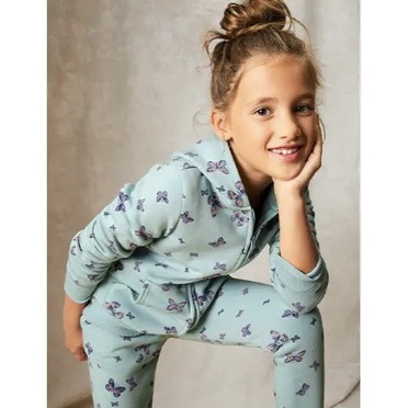 ÁO KHOÁC NỈ BÔNG MỎNG BÉ GÁI DƯ XỊN