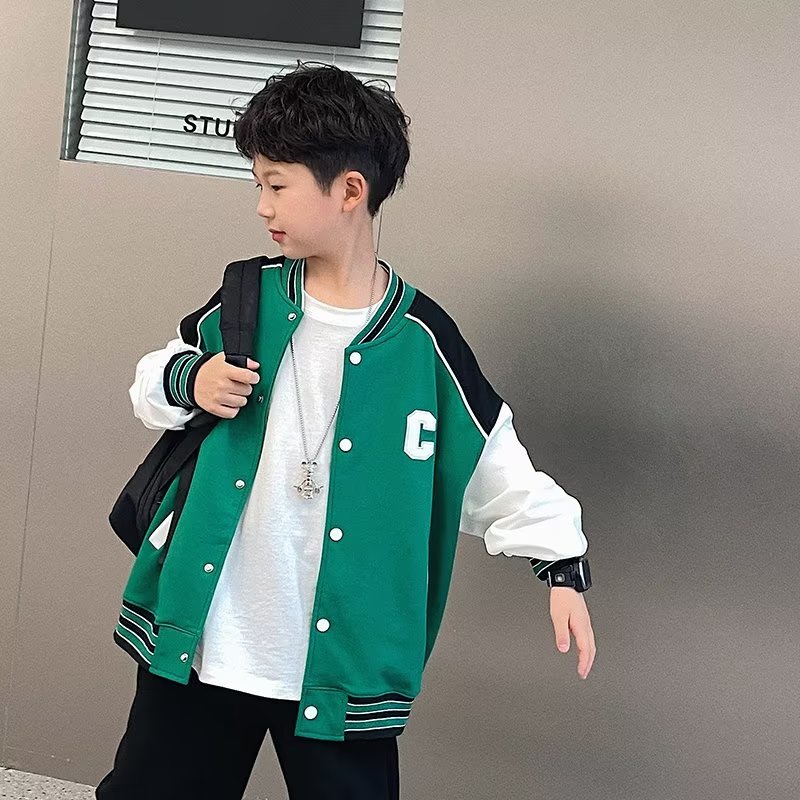 Áo Khoác Bóng Chày Thêu Chữ Phong Cách Phương Tây Thời Trang Mới Cho Nam