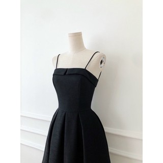 Đầm Xoè 2 Dây Chất Linen