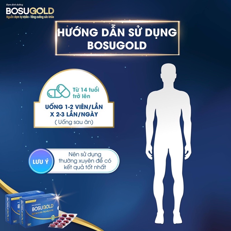 ✅ Đạm dinh dưỡng BOSUGOLD - Bổ Sung Đạm bằng đường uống