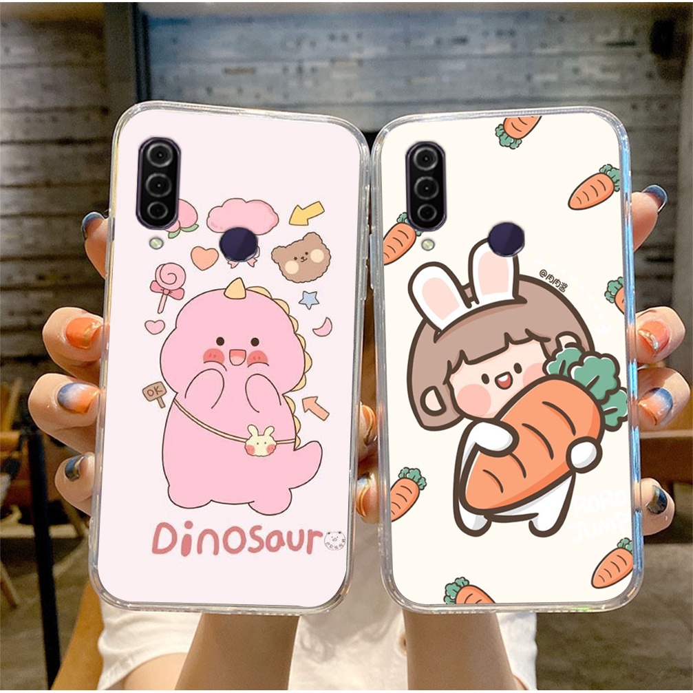 Ốp lưng vsmart Joy 3 / vsmart Joy3 plus / vsmart joy 3+ khủng long xanh hồng cute