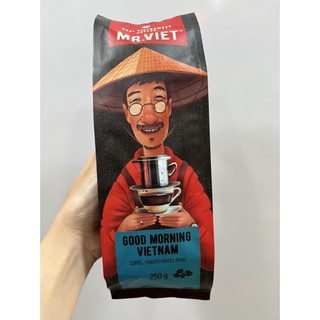 Cà phê hạt rang Good Morning Mr Viet 250g