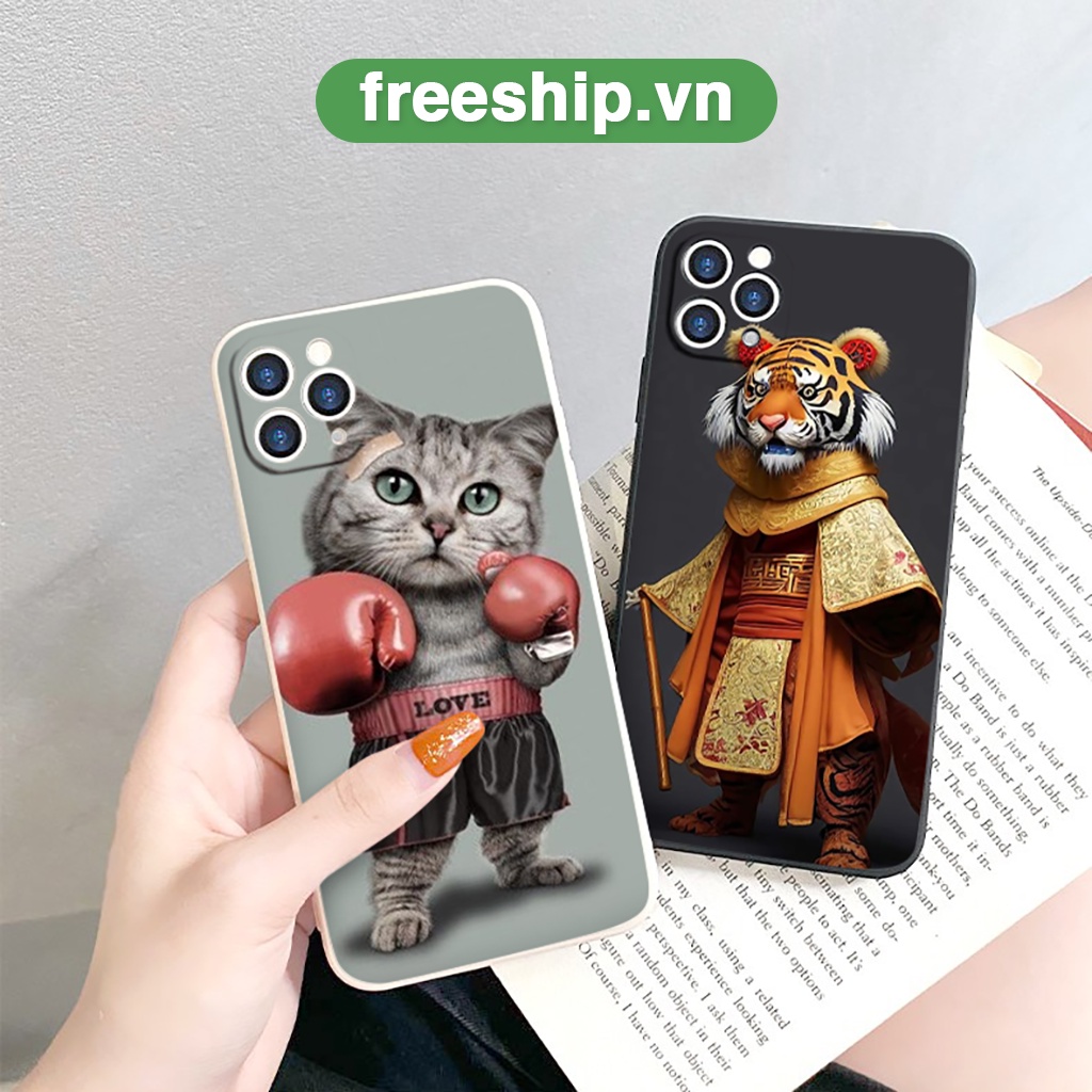 Ốp lưng iphone hình 12 con giáp cực chất dẻo vuông cạnh tuổi Tý Sửu Dần Mão Thìn Tỵ Ngọ Mùi Thân Dậu Tuất Hợi đủ mã 6-14