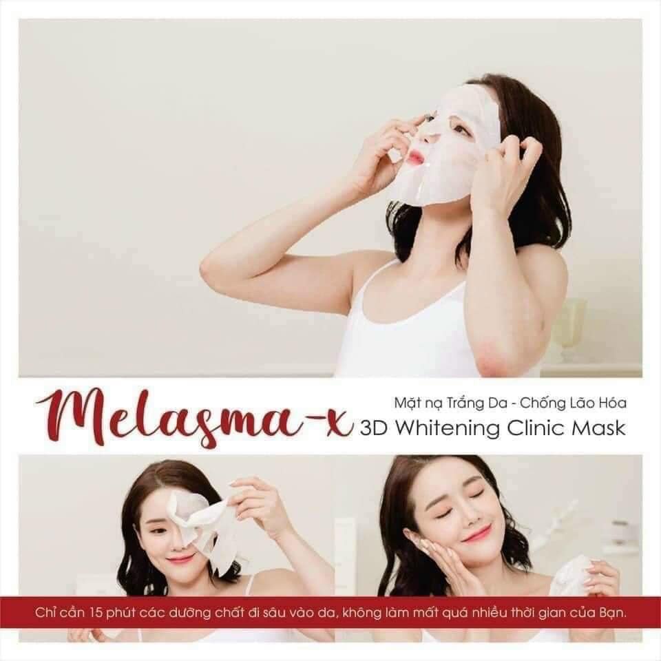 Mặt Nạ BEAUTÉ MELASMA-X 3D Whitening Clinic Mask Chống Lão Hóa, Giúp Trắng Da - 1 Miếng