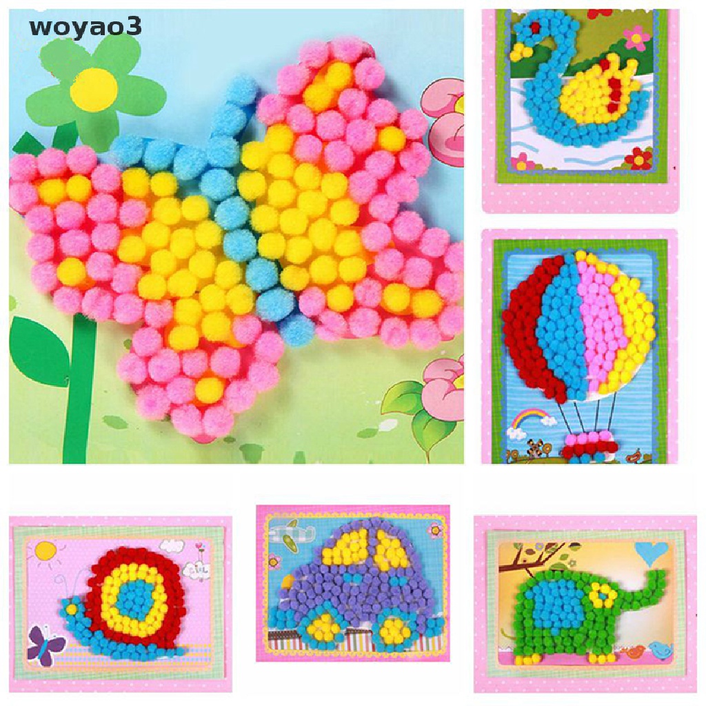 Set 100 Quả Pompom Mềm 15MM 20 Màu Tùy Chọn Trang Trí Tiệc Cưới