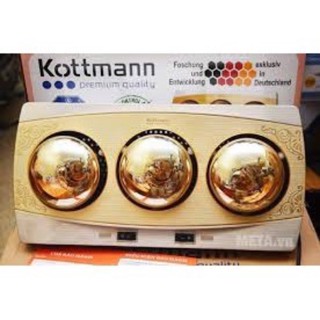 ĐÈN SƯỞI NHÀ TẮM KOTTMAN 3 Bóng Hồng Ngoại-CHÍNH HÃNG- ship hỏa tốc
