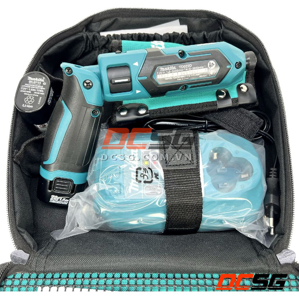Máy vặn vít gập dùng pin 7.2V Makita TD022D (Chọn phân loại) | DCSG