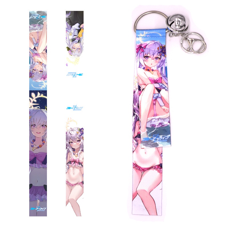 Móc Chìa Khóa Hình Nhân Vật Shirasu Azusa Trong Anime Blue Archive NS3