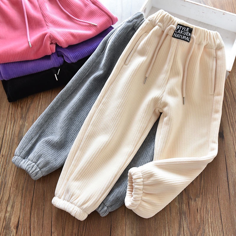 Quần legging IQ ANGEL nhung lông cừu tích hợp lớp phủ lông cừu cao cấp dành cho bé gái lớn tuổi