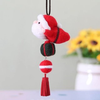 Len Chọc Handmade, Bộ Kit Len Chọc Santa With Gift