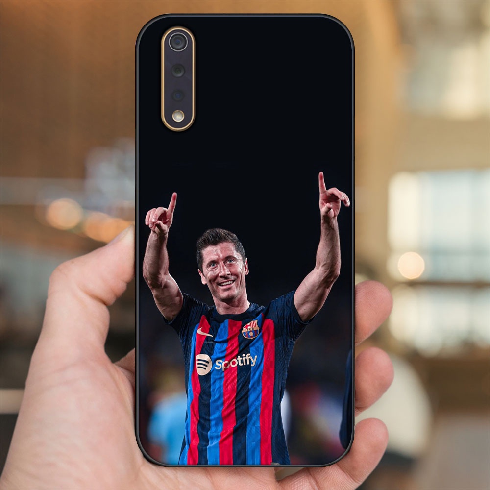 Ốp lưng Vivo S1 viền đen in hình Lewandowski Barcelona Bayern Munich