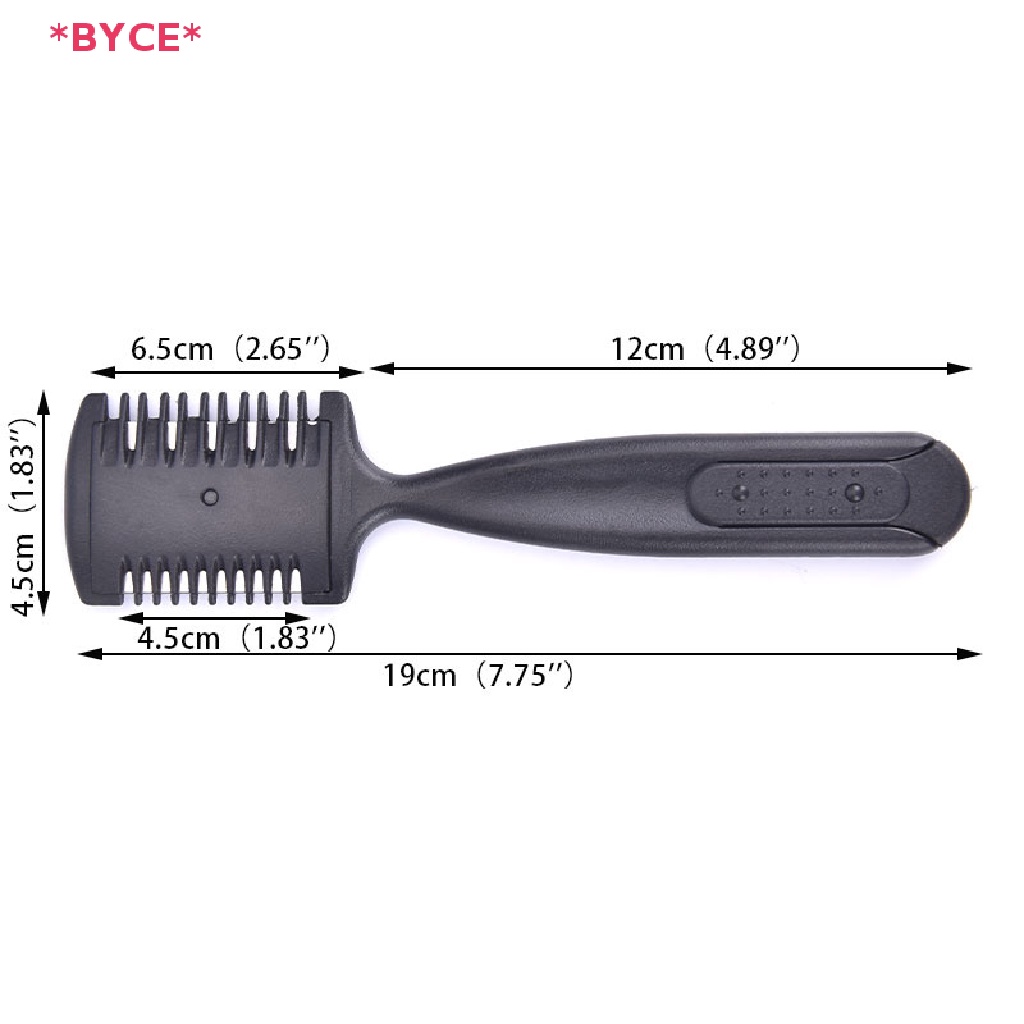 Byce &gt; Lược Chải Tóc Hai Mặt Định Hình Cắt Mỏng Kèm Lưỡi Cắt Mới