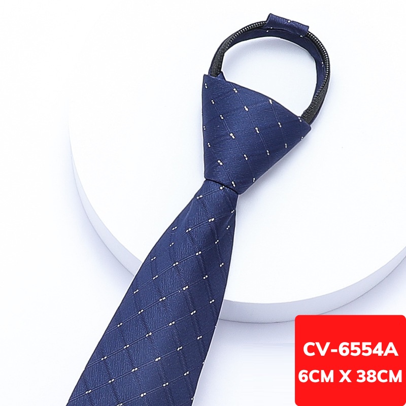 Cavat bản nhỏ 6cm ngắn 38cm phù hợp những người chiều cao khiêm tốn, Cravat học sinh, sinh viên, Calavat ngắn