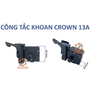 Công tắc máy khoan Crown 13A đầu 13mm