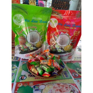 Kẹo dừa thập cẩm cù lao xanh thanh long trí - đặc sản bến tre 450g