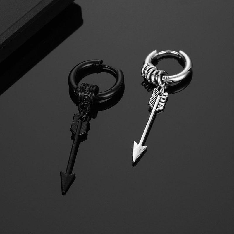 1 Bông Tai Thép Titan Hình Thánh Giá Phong Cách Hàn Quốc Thời Trang