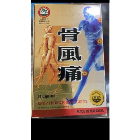 KHỚP THỐNG PHONG GOUT CHÍNH HÃNG MALAYSIA