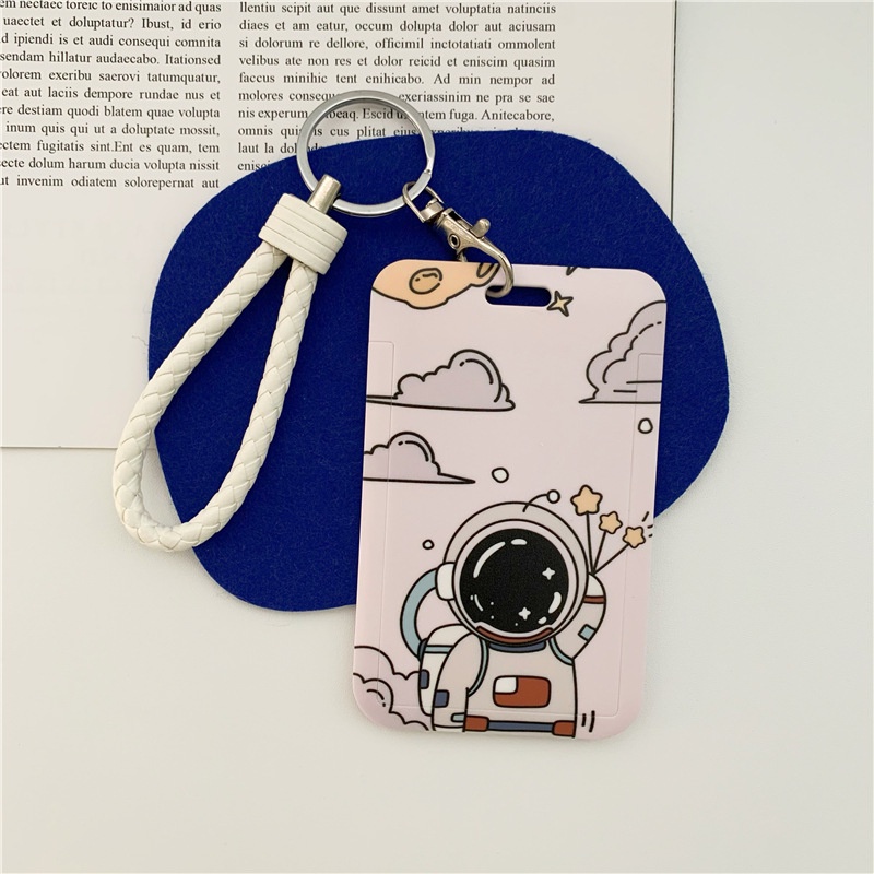 Bao đựng thẻ học sinh, sinh viên kèm móc khóa tiện lợi họa tiết hoạt hình cute