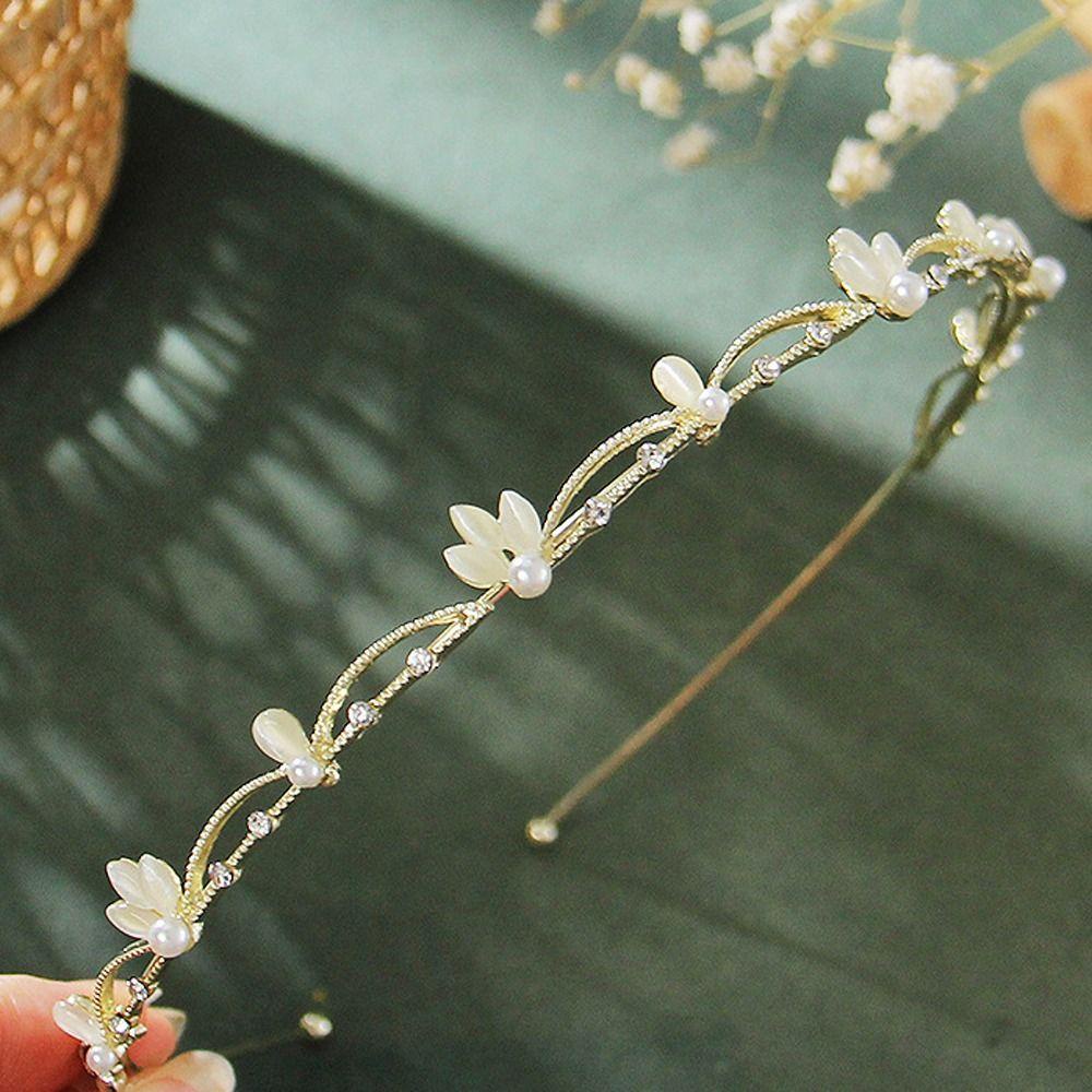 ANEMONE Cài Tóc Hình Vương Miện Đính Đá Thời Trang Cho Nữ