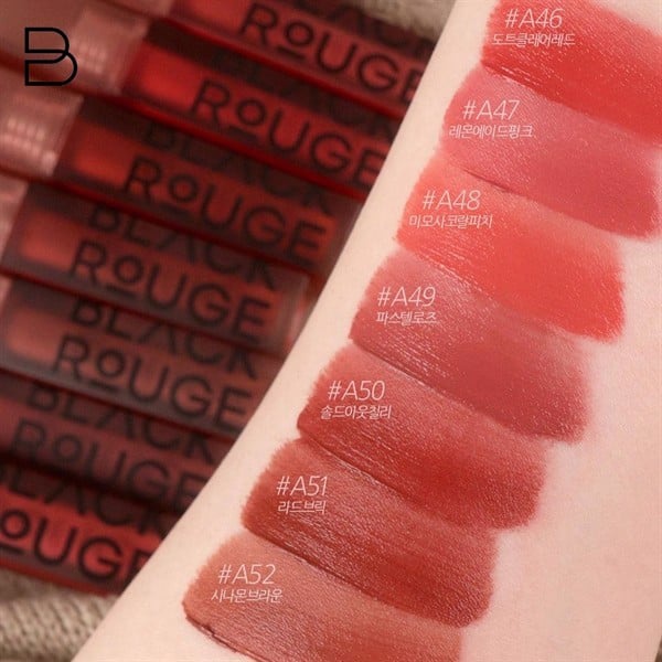 Son Kem Lì Black Rouge Ver 9 - Son Black Rouge Air Fit Velvet Tint Ver.9 Acoustic Mood