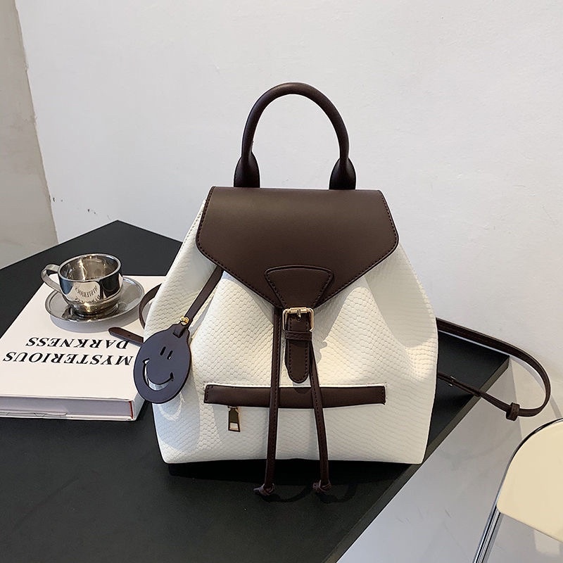 Balo mini thời trang nữ da pu cao cấp chất lượng cao giá rẻ túi xách vintage kẻ caro