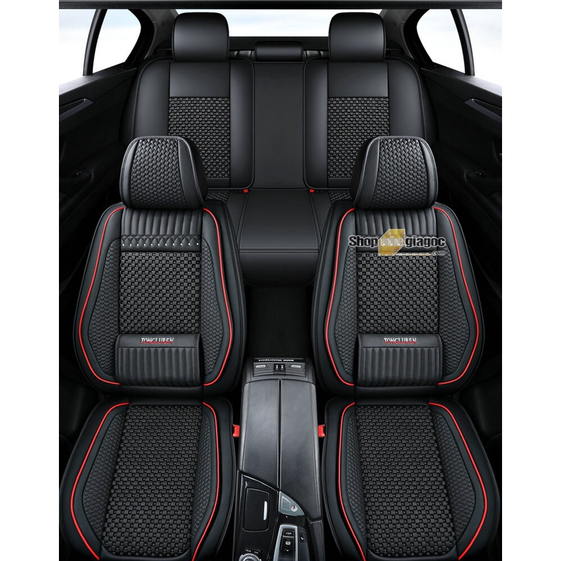 - Bộ Áo Ghế Da Ô Tô Cho Xe 5 Chỗ SPW40