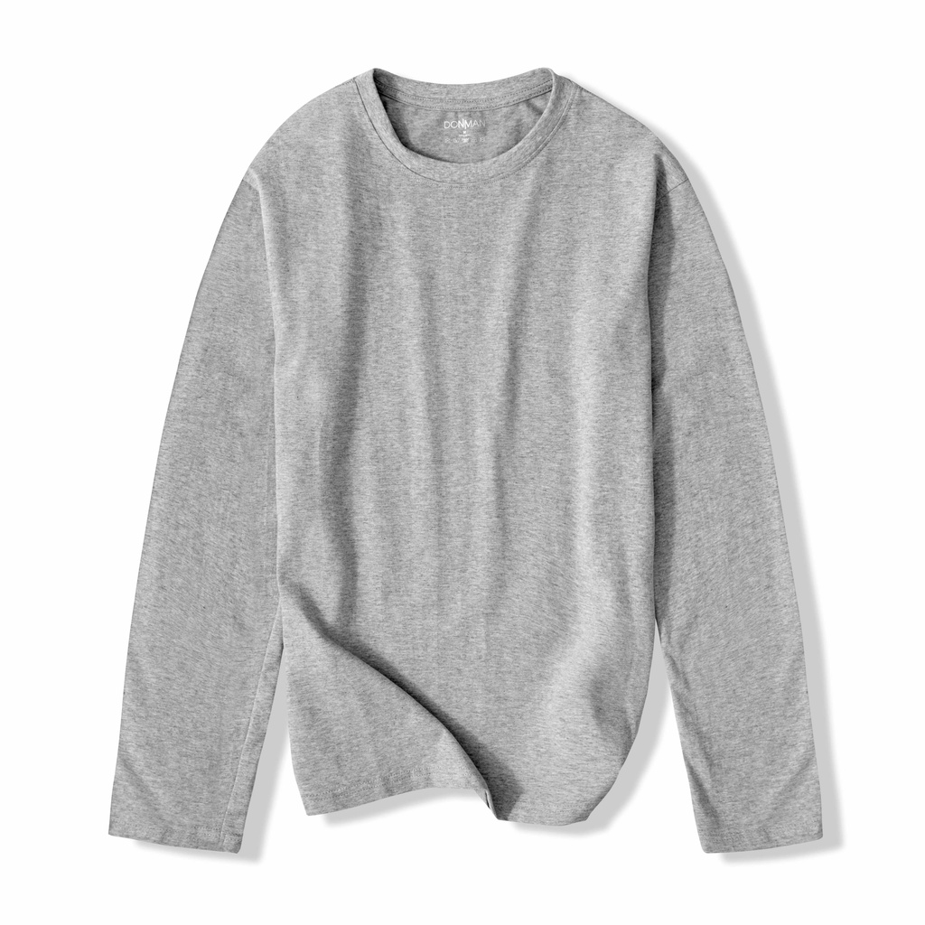 Áo thun Tay dài nam 100% cotton nhiều màu co giãn chất vải mềm mịn, hợp dáng dễ phối đồ - V220