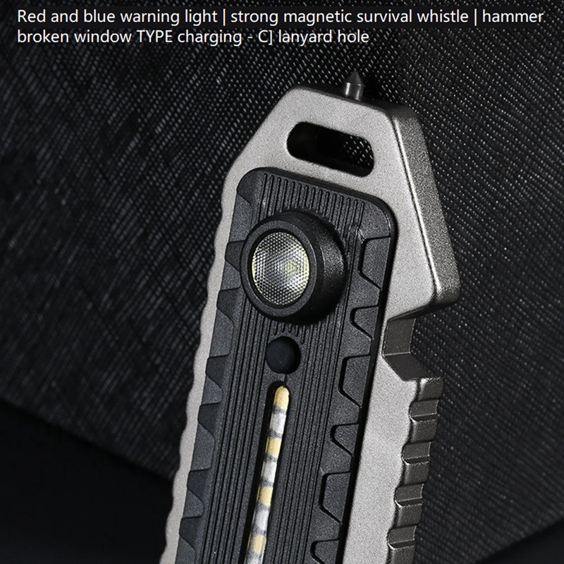 1 Móc Khóa Đèn Pin Sạc USB C An Toàn