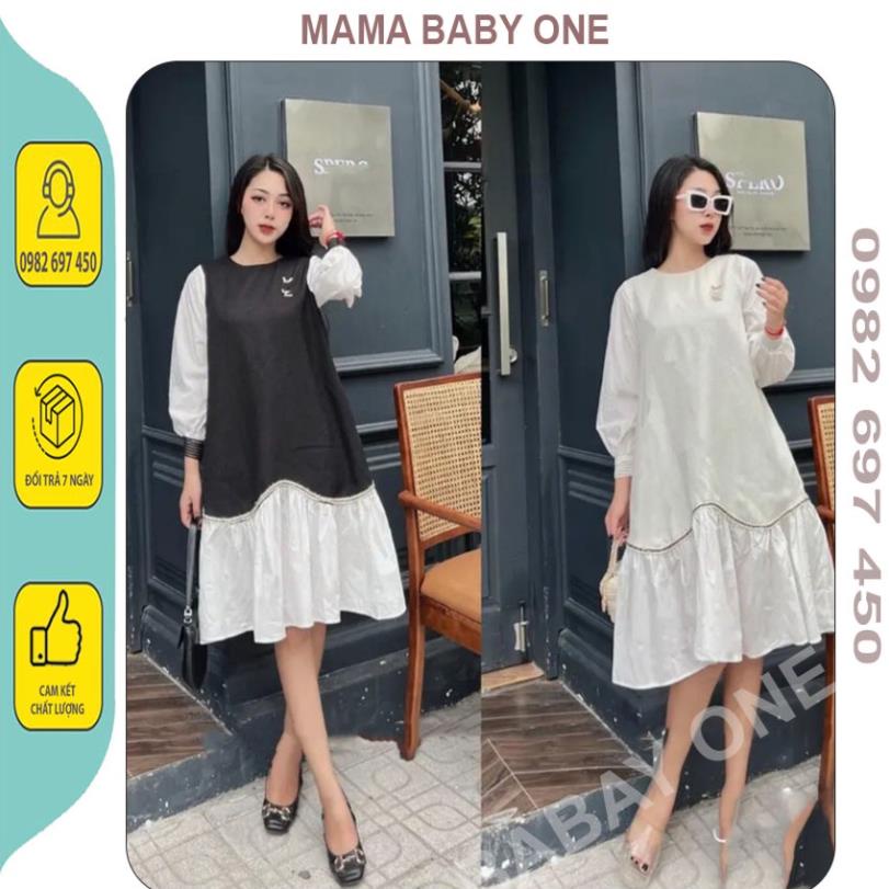 VÁY BẦU CÔNG SỞ THU ĐÔNG - ĐẦM BẦU THIẾT KẾ VẢI PHA DẠ, SANG CHẢNH TRẺ CHUNG ẤM ÁP CHO MẸ