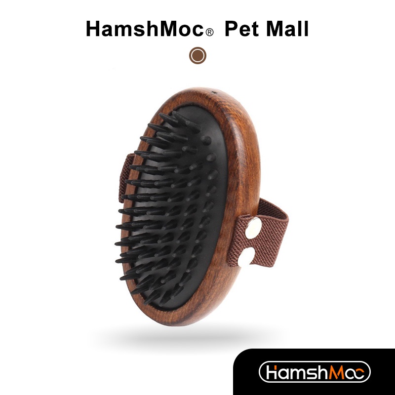 HamshMoc Bàn ChảI Lông BằNg Cao Su, GiúP GiảM Stress Cho Thú Cưng