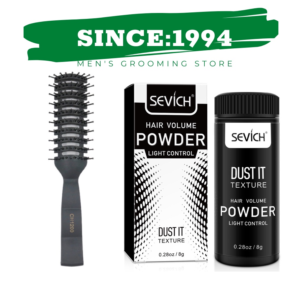 Bột Tạo Phồng Tóc Sevich 8Gram + Lược sấy tạo kiểu bán nguyệt Chaoba