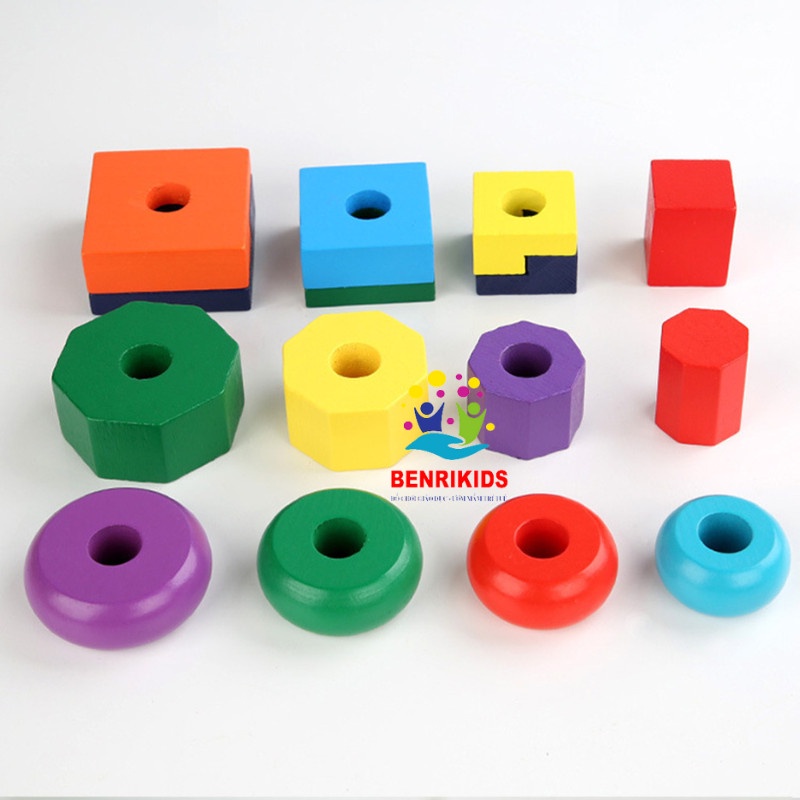 Combo Đồ Chơi Tháp Xếp Chồng Nhiều Chủ Đề, Đa Dạng Màu Sắc Cho Bé Rèn Luyện Nhiều Kỹ Năng