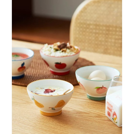 Chén cơm hoa văn trái cây - gốm sứ Siyue SY3073