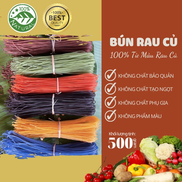 Bún Rau Củ Giảm Cân GAOTA 500G [Sỉ - Lẻ]